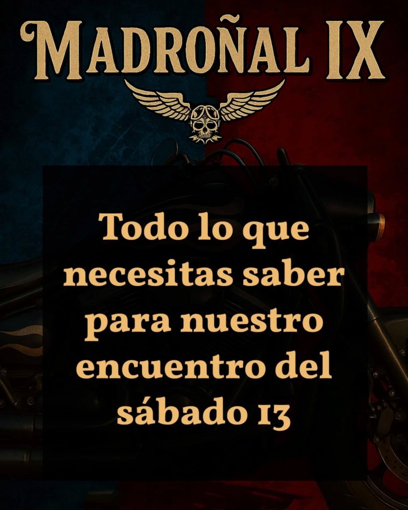 Todo lo que necesitas saber para nuestra IX Madroñal ¿Estáis preparados? 🥁🥁🥁 #vulcanridersassociation #vraspain #vulcanridersmadrid #ixmadroñal