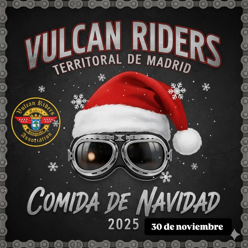 Como todos los años se acerca la fecha de nuestra comida de Navidad, momento que aprovechamos para compartir mesa en familia motera y brindar por un año más de kilómetros recorridos juntos. 🏍 Aprovecharemos para hacer una ruta desde la sede y llegar todos juntos haciendo ruido 💪 💪 Apúntate en nuestra web: www.vulcanridersmadrid.com #vulcanridersassociation #vraspain #vulcanridersmadrid #comidadenavidad2025